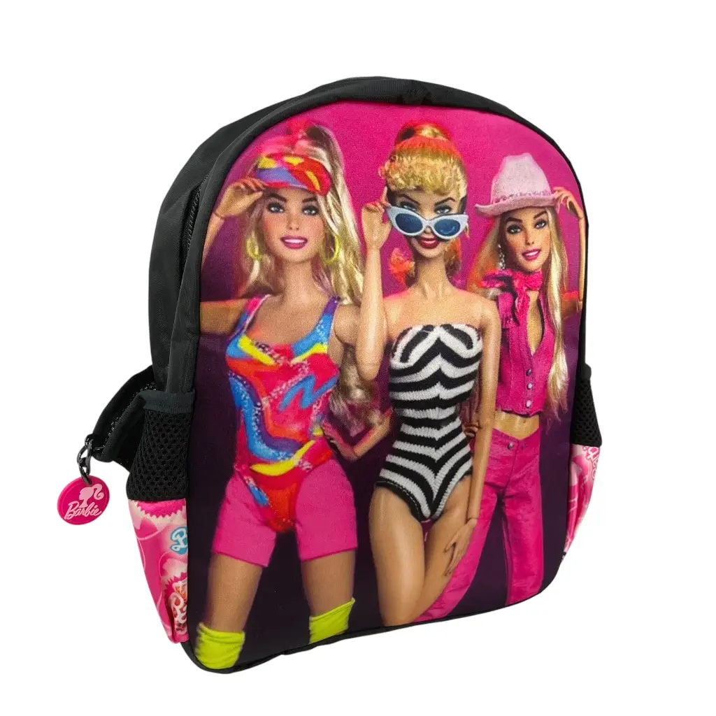 IMPORTACION MOCHILA KINDER 1203 NEGRO BARBIE B