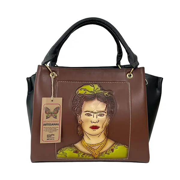 BOLSA VAQUETA FRIDA SHEDRON/NEGRO