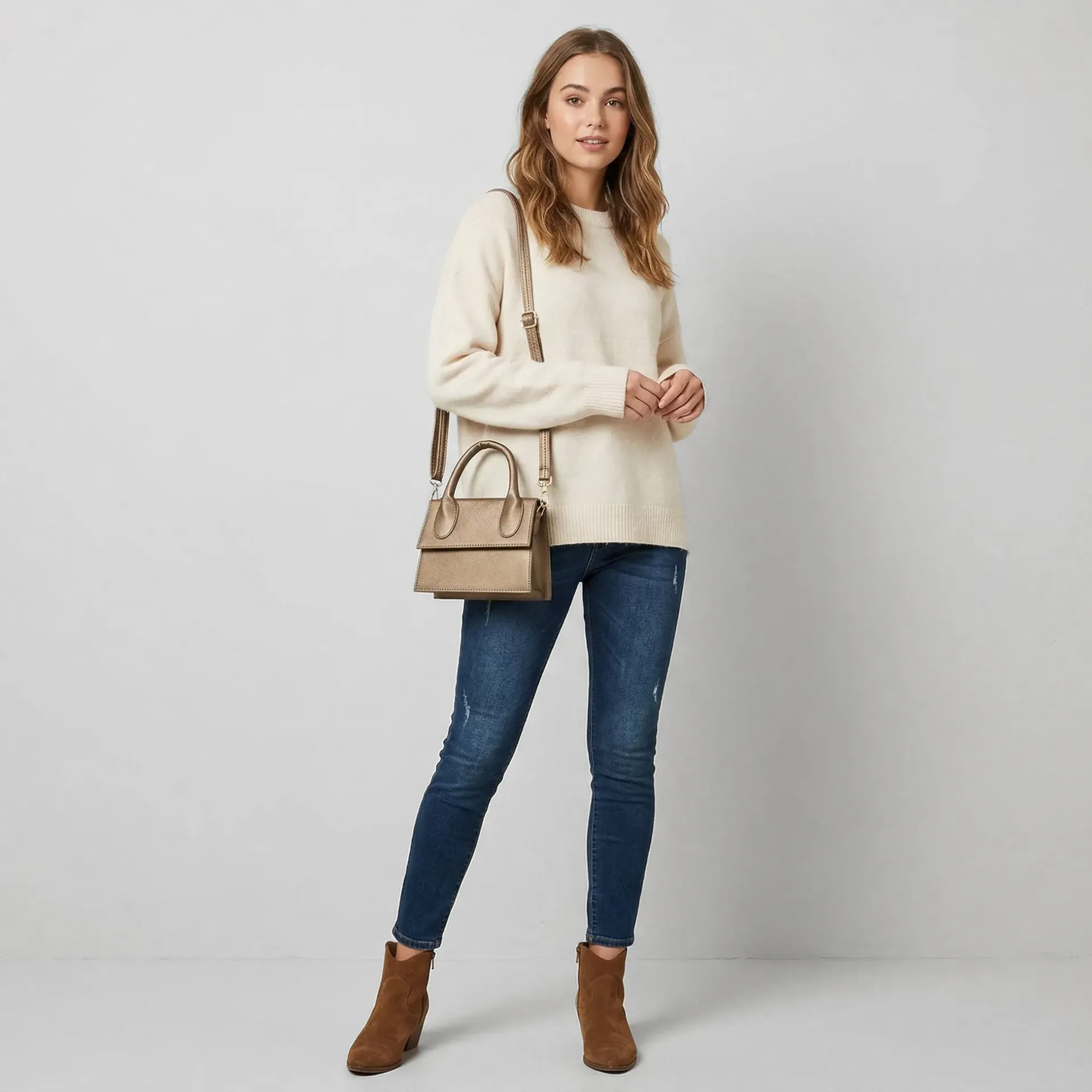 MINI BOLSO PRADA LILI BRONCE