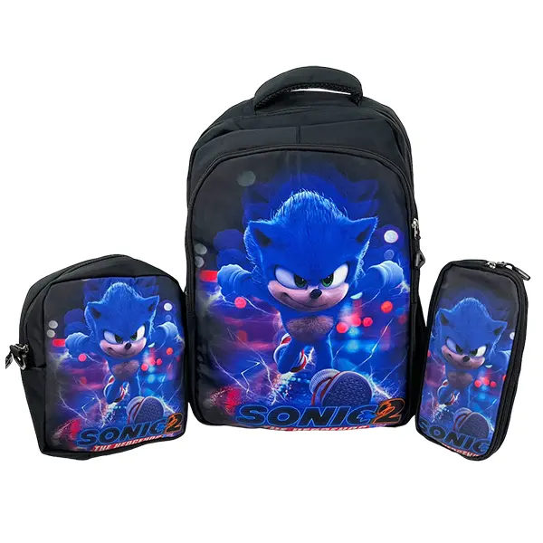 IMPORTACION MOCHILA 3 COMBO B89 NEGRO SONIC