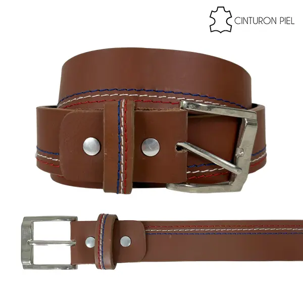 [CI13CAPLSHE640] CINTURON PIEL MODELO 6 (SHEDRON, 40)