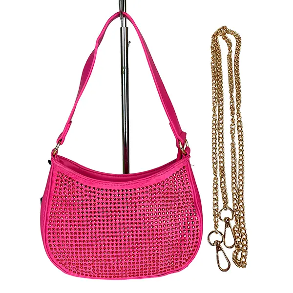 [B01MC168BROS] IMPORTACION MC168 BOLSA BRILLOS (ROSA)