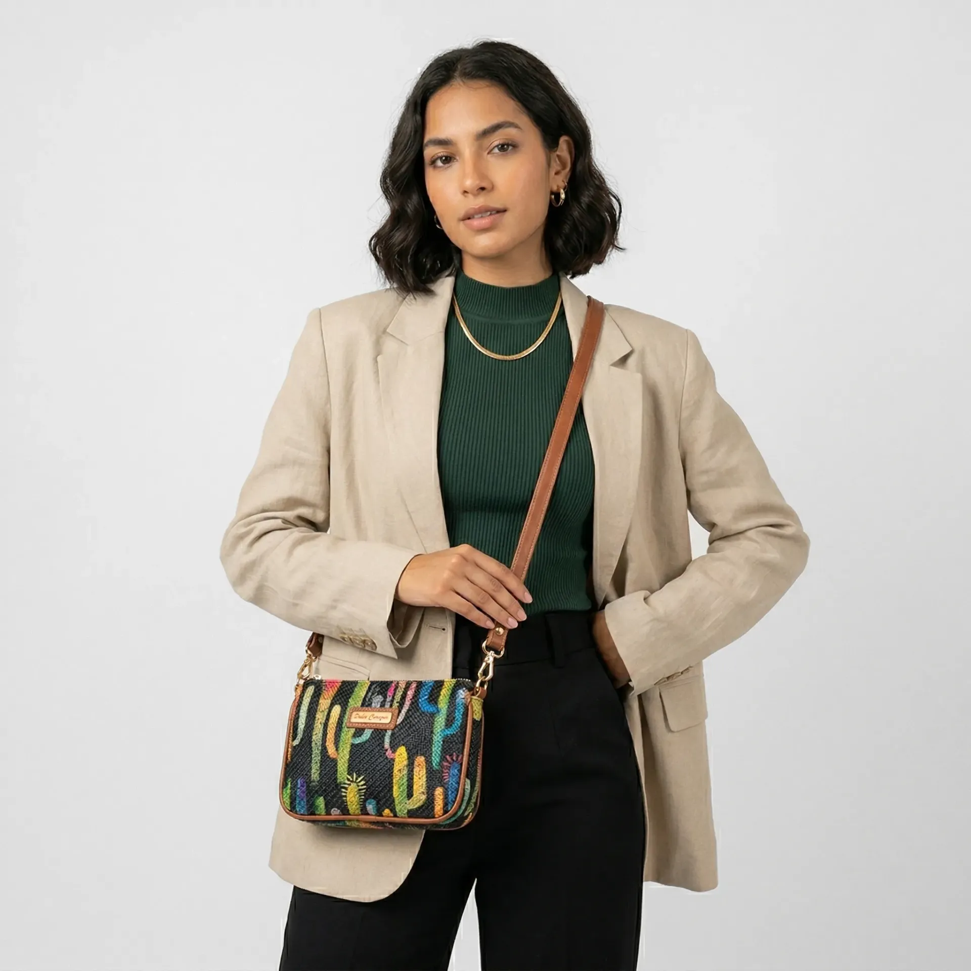 MARICONERA MAKENA TEXTIL ESTAMPADO