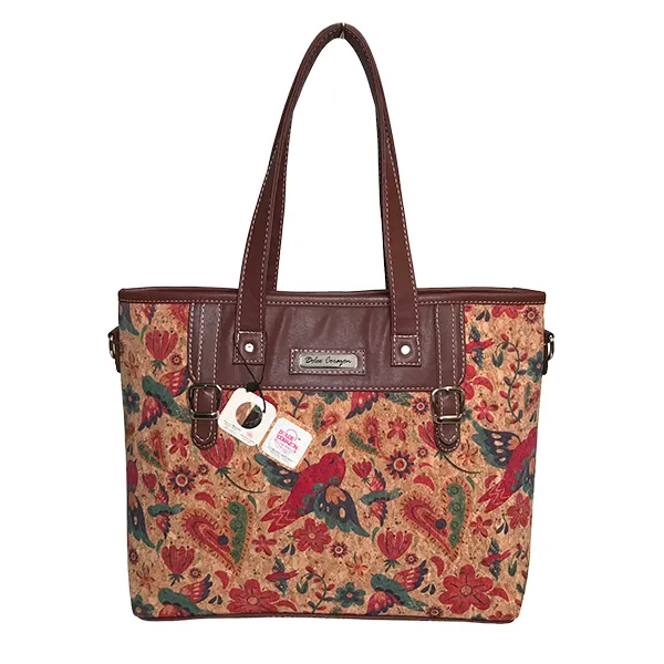 [B02LUCOESVIN] LUCY TEXTIL (CORCHO ESTAMPADO VINO)