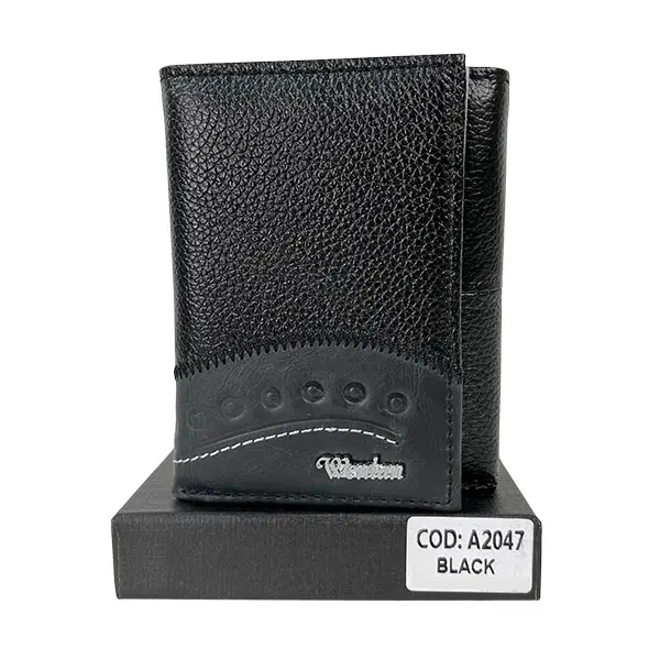 [C05PIA2047BLA] CARTERA PIEL CABALLERO A2047 (BLACK)