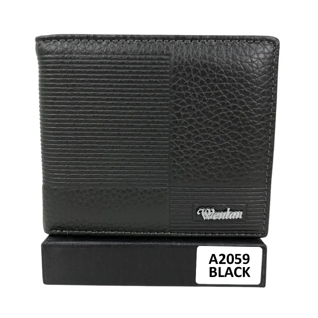 [C05PIA2059BLA] CARTERA PIEL CABALLERO A2059 (BLACK)