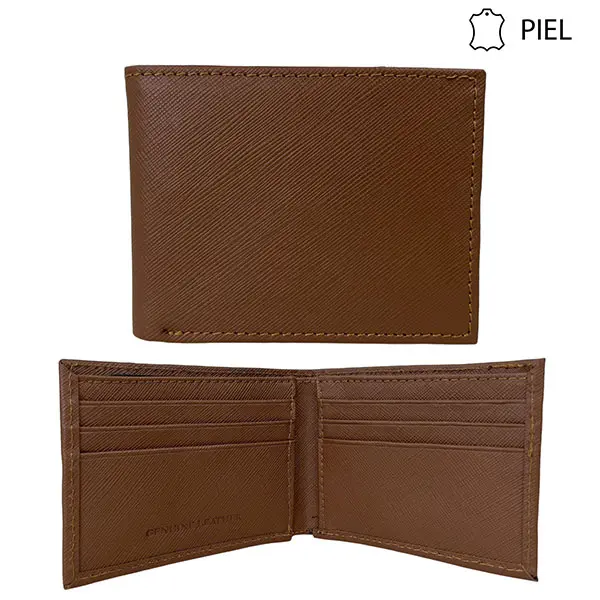 CARTERA PIEL CABALLERO CAMEL