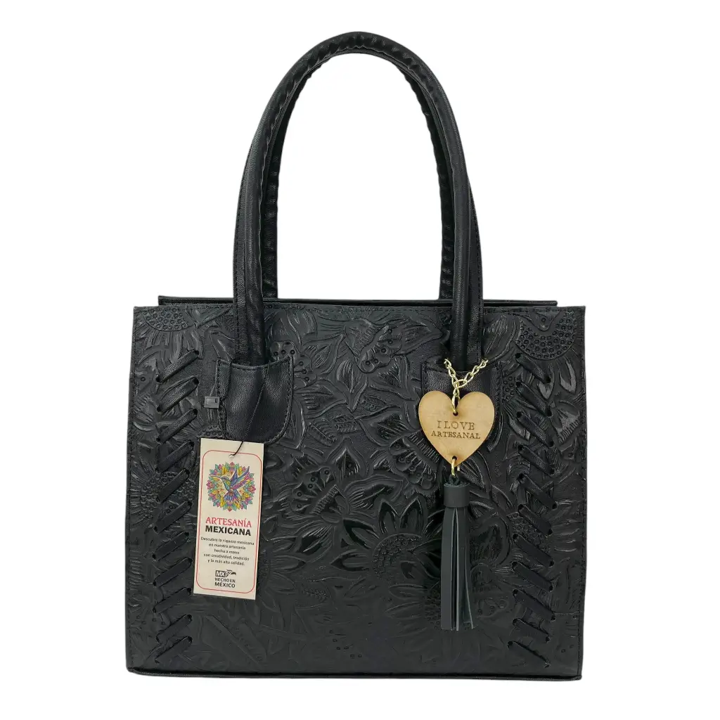 [B06INPGMNEG] INGRID PIEL (GIRASOL MUÑEQUEADO NEGRO)