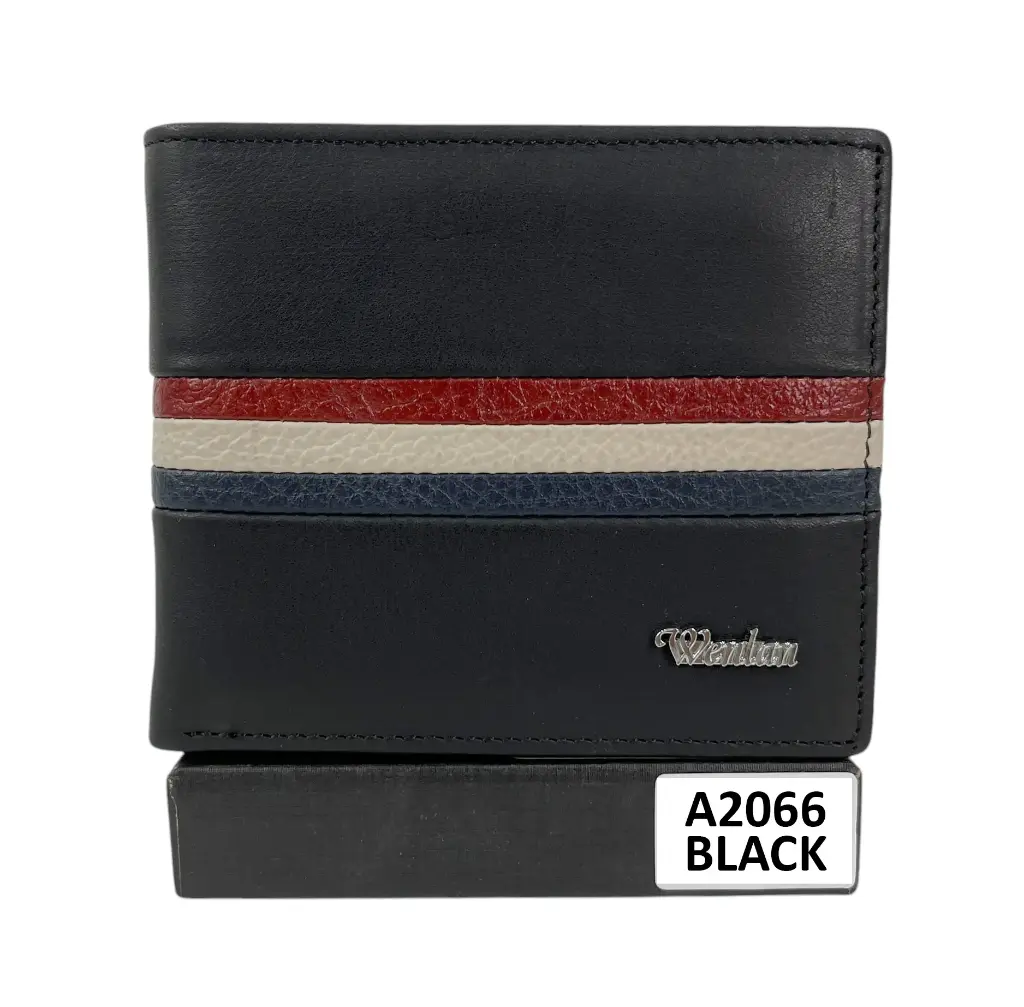 [C05PIA2066BLA] CARTERA PIEL CABALLERO A2066 (BLACK)