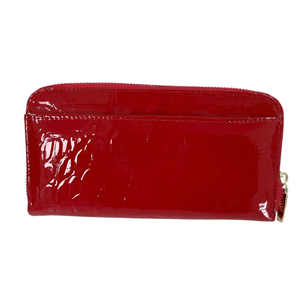 [C22GEPMCHR] CARTERA GEMA PIEL (CHAROL ROJO)