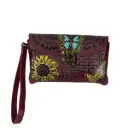 MUÑEQUERA VAQUETA CINCELADA 