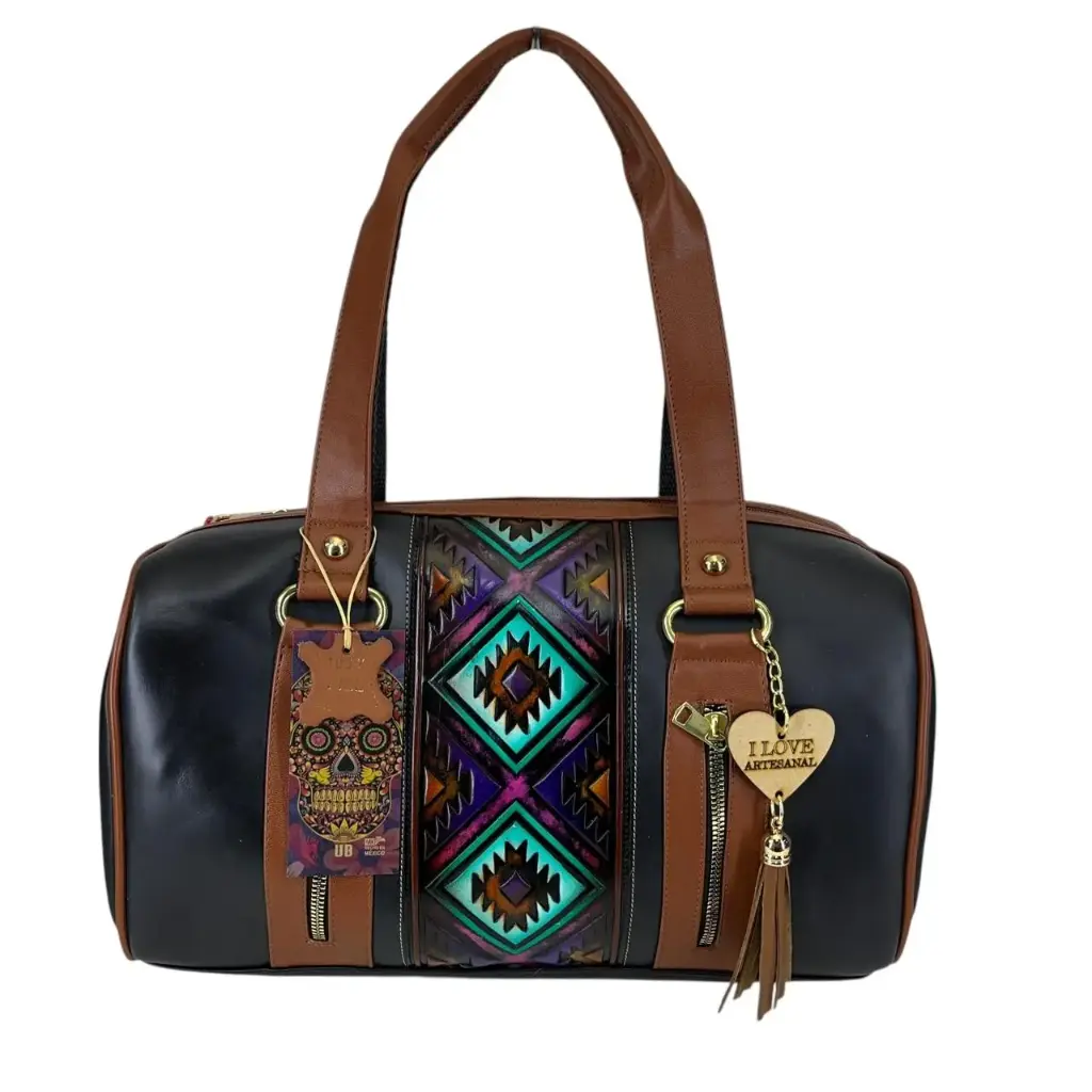 [B5BA3VROSN] BOLSO VAQUETA BAUL 3