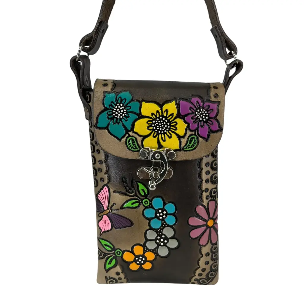 PORTACEL PIEL VAQUETA