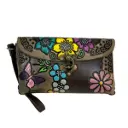 MUÑEQUERA VAQUETA CINCELADA 