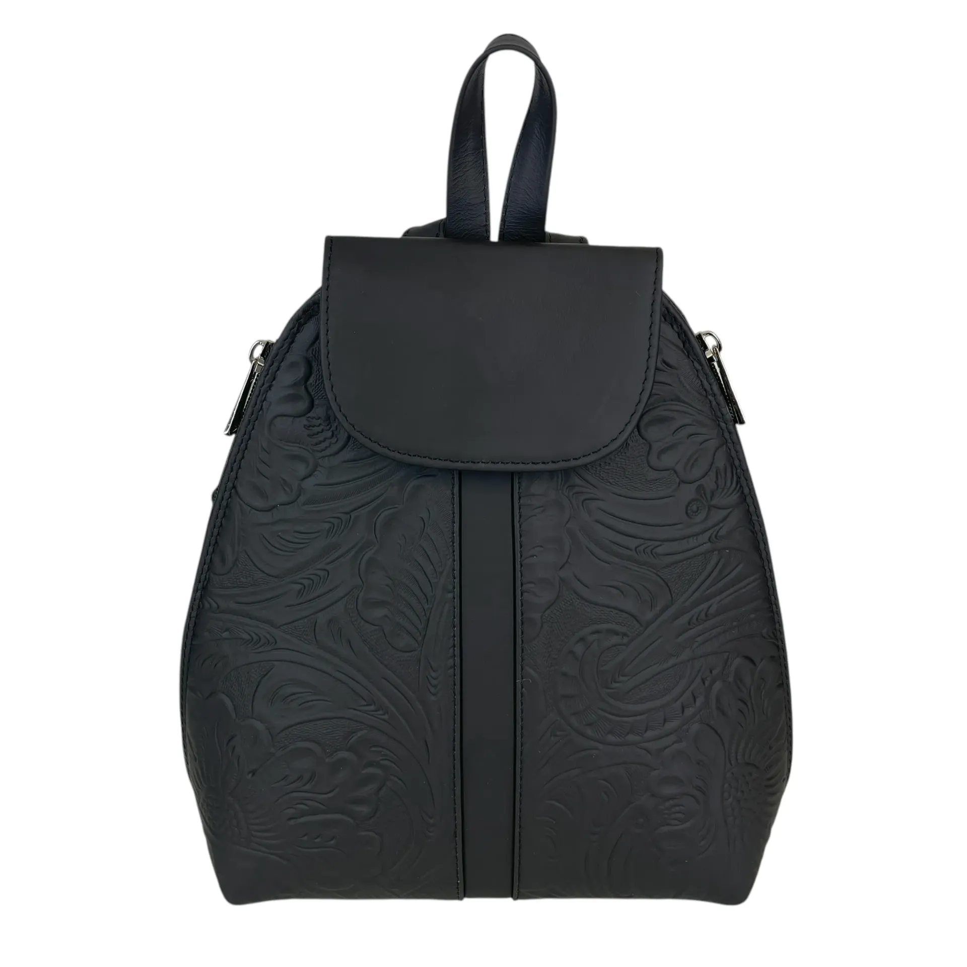 [M0BIPFNEG] MORRAL BIA PIEL (FLORES NEGRO)