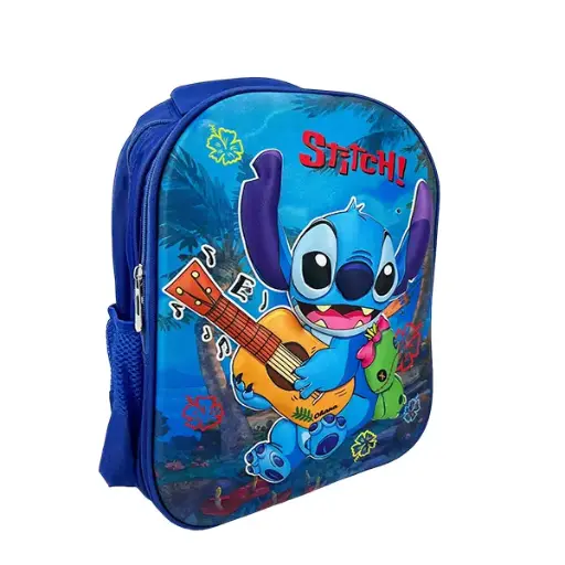 [M01KI1203ARST] IMPORTACION MOCHILA KINDER 1203 AZUL REY STITCH