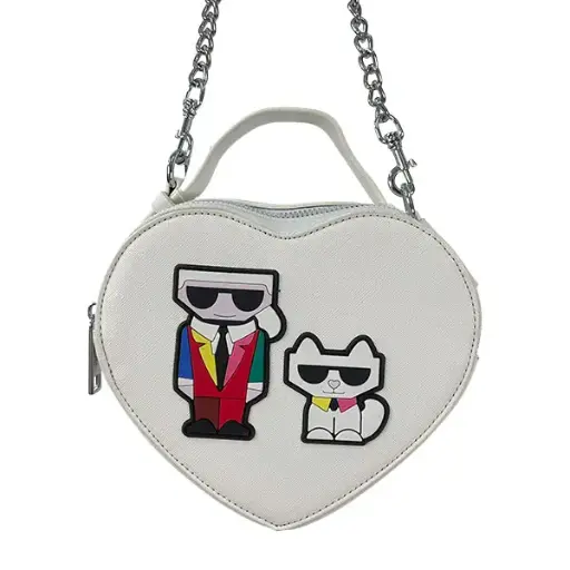 IMPORTACION BOLSO CORAZON KARL 0021