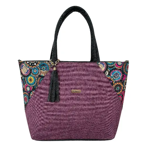 [BOLPAJMOR] BOLSA PAJA MORADA 